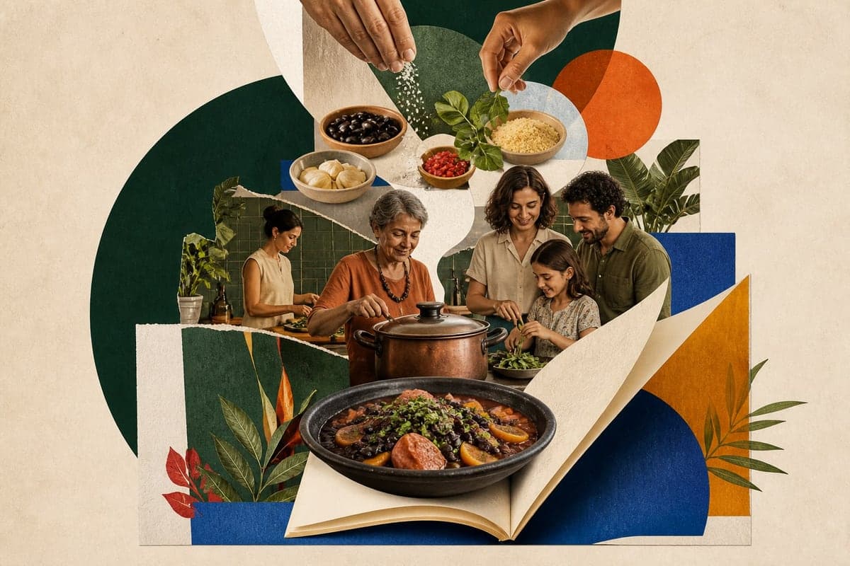 Ingredientes, gestos e gerações mostram como uma receita de família vira história.